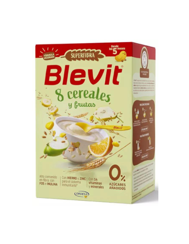Blevit Superfibra Papilla 8 Cereales y Fruta...
