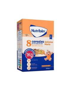 Nutribén 8 Cereales y Miel Galletas María 1kg