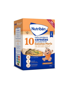 Nutriben 10 Cereales Toque de Miel y Galletas María